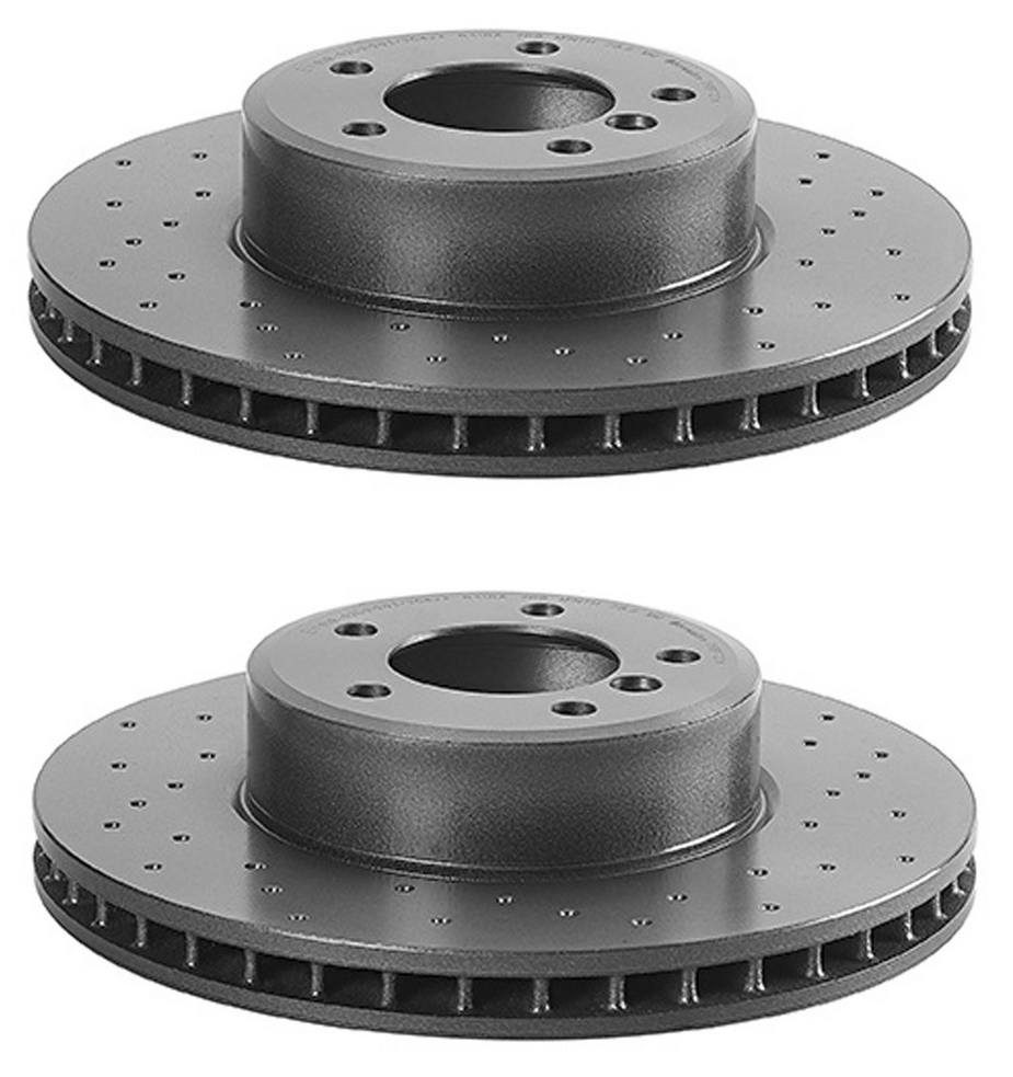 BMW Disc Brake Pad and Rotor Kit - Front (324mm) (Xtra) (Ceramic) (EURO) 34116864906 - Akebono Euro Ultra-Premium 4116518KIT